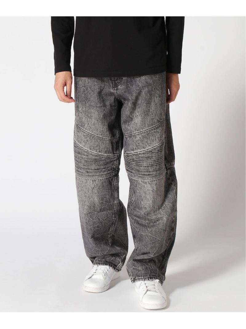 【SALE／20%OFF】GUESS Originals デニムパンツ バギージーンズ メンズ (M)Super Baggy Moto GUESS Originals ゲス パンツ ジーンズ・デニムパンツ グレー【RBA_E】【送料無料】[ Fashion]｜GUESS（ゲス）公式ショップ