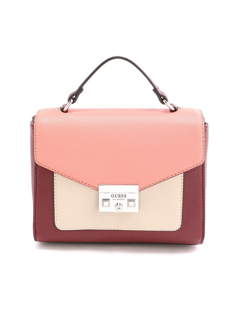 【楽天市場】【SALE／50OFF】(W)RAMLA Top Handle GUESS ゲス バッグ ハンドバッグ ピンク【RBA_E