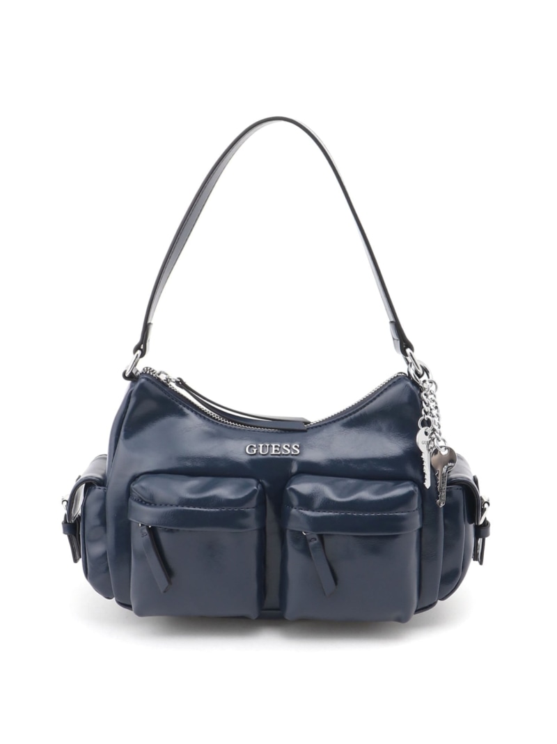 GUESS/(W)BAYFIELD Shoulder Bag GUESS ゲス バッグ ショルダーバッグ ネイビー レッド【送料無料】[ Fashion]｜GUESS（ゲス）公式ショップ