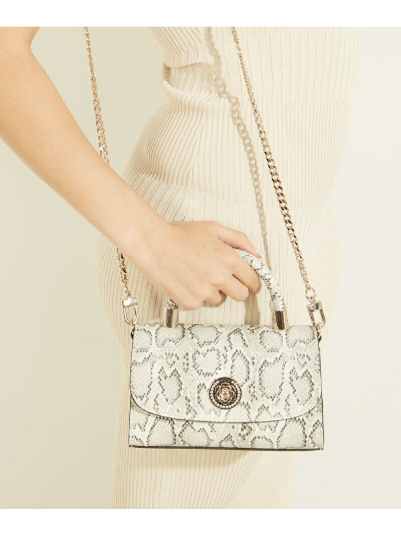 【楽天市場】【SALE／30OFF】(W)NIGHT FALL Top Handle Flap GUESS ゲス バッグ ショルダーバッグ