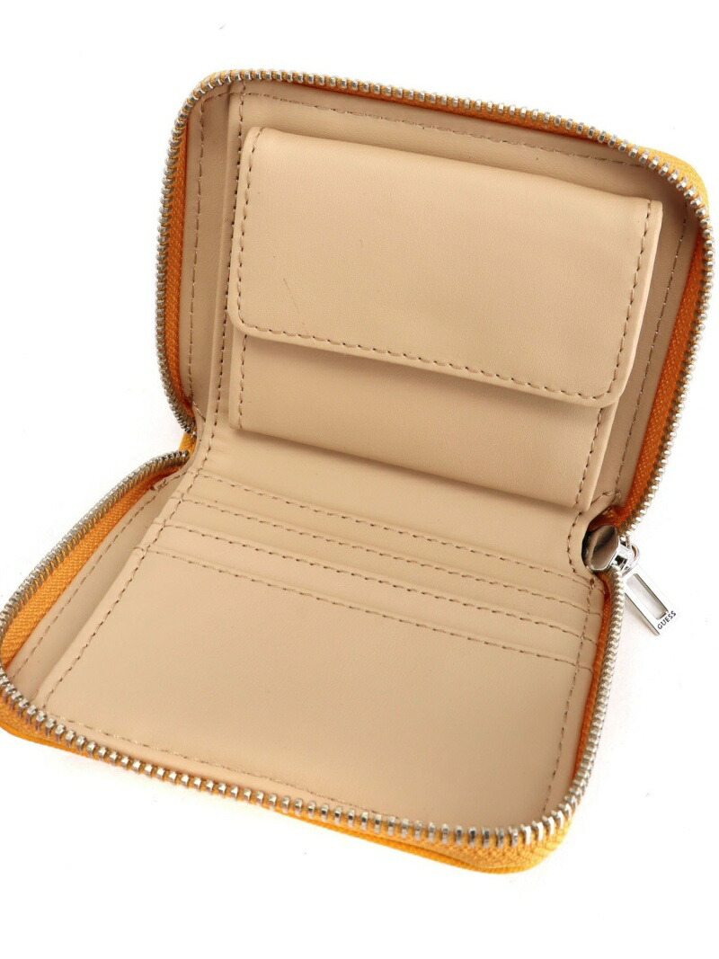 W Buoso Small Zip Around Guess ゲス 財布 小物 財布 イエロー ピンク ブラック ブラウン 送料無料 Rakuten Fashion septicin Com
