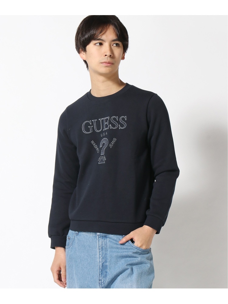 楽天市場】【SALE／50%OFF】(M)Logo Sweatshirt GUESS ゲス トップス