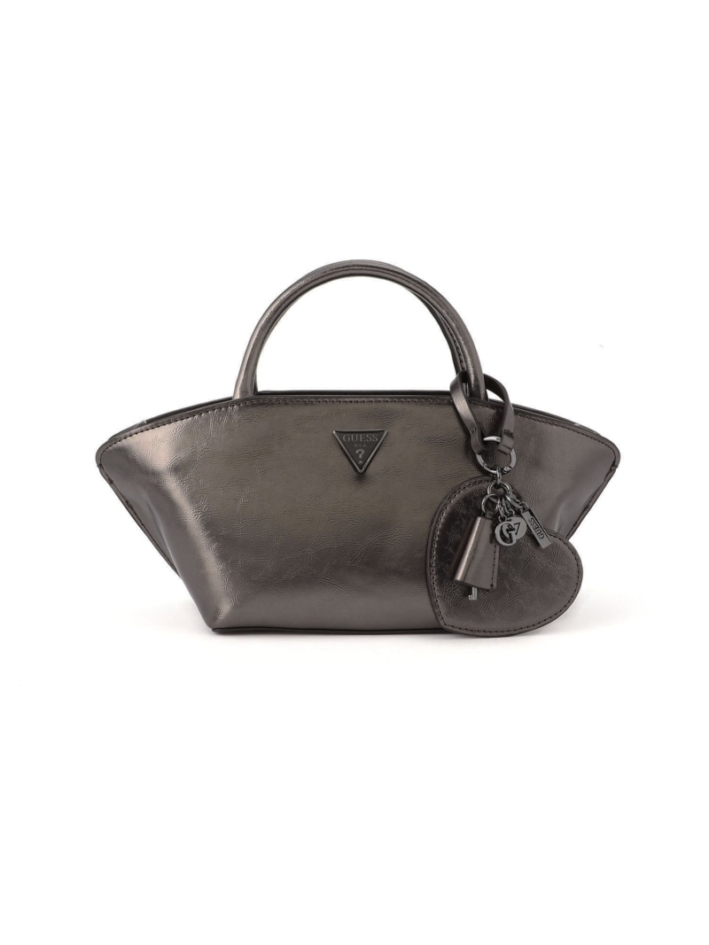 【SALE／20%OFF】GUESS ハンドバッグ (W)BOLENA Mini Satchel GUESS ゲス バッグ ショルダーバッグ シルバー【RBA_E】【送料無料】[ Fashion]
