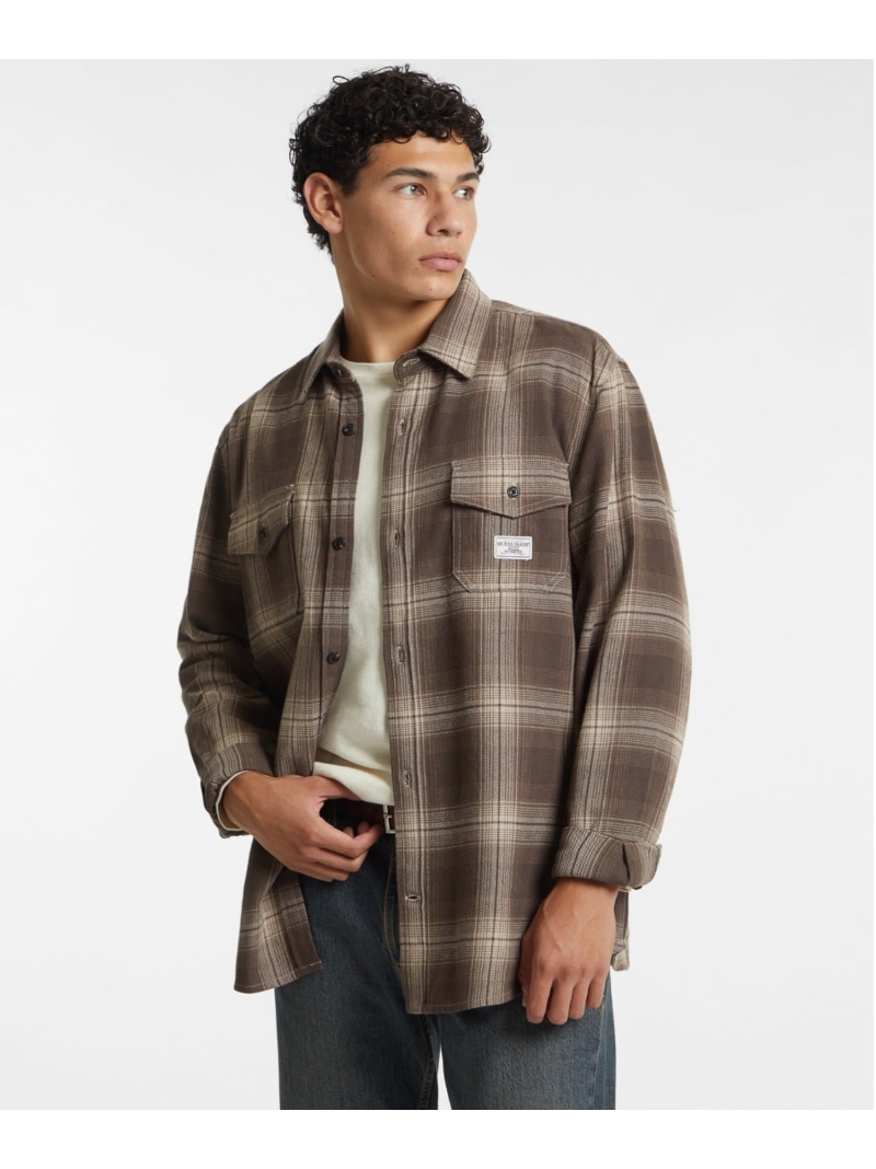 【SALE／50%OFF】GUESS JEANS 長袖シャツ(M)Ls Reg Pockets Shirt GUESS JEANS ゲス トップス シャツ・ブラウス ブルー ブラウン【RBA_E】【送料無料】[ Fashion]