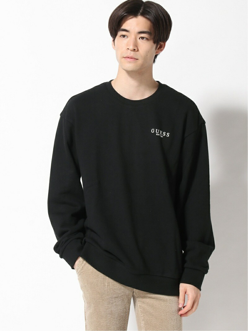 スウェット トレーナー 通販でクリスマス Fashion スウェット 送料無料 Rakuten カットソー ゲス Guess Sweat Logo M Big Iksavm Com