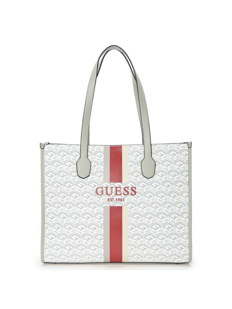 新品同様 W SILVANA Tote GUESS ゲス バッグ トートバッグ グレー ブラック オレンジ Rakuten Fashion www.