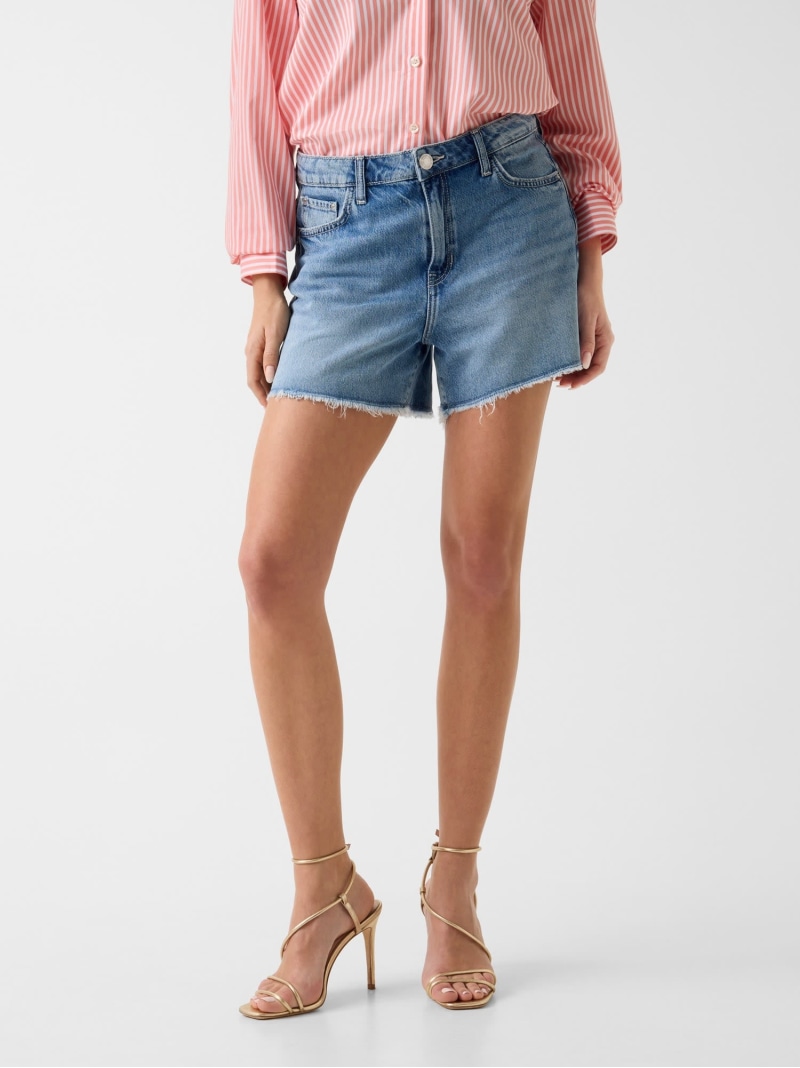GUESS/(W)RELAXED Midi Short GUESS ゲス パンツ その他のパンツ ブルー【送料無料】[ Fashion]