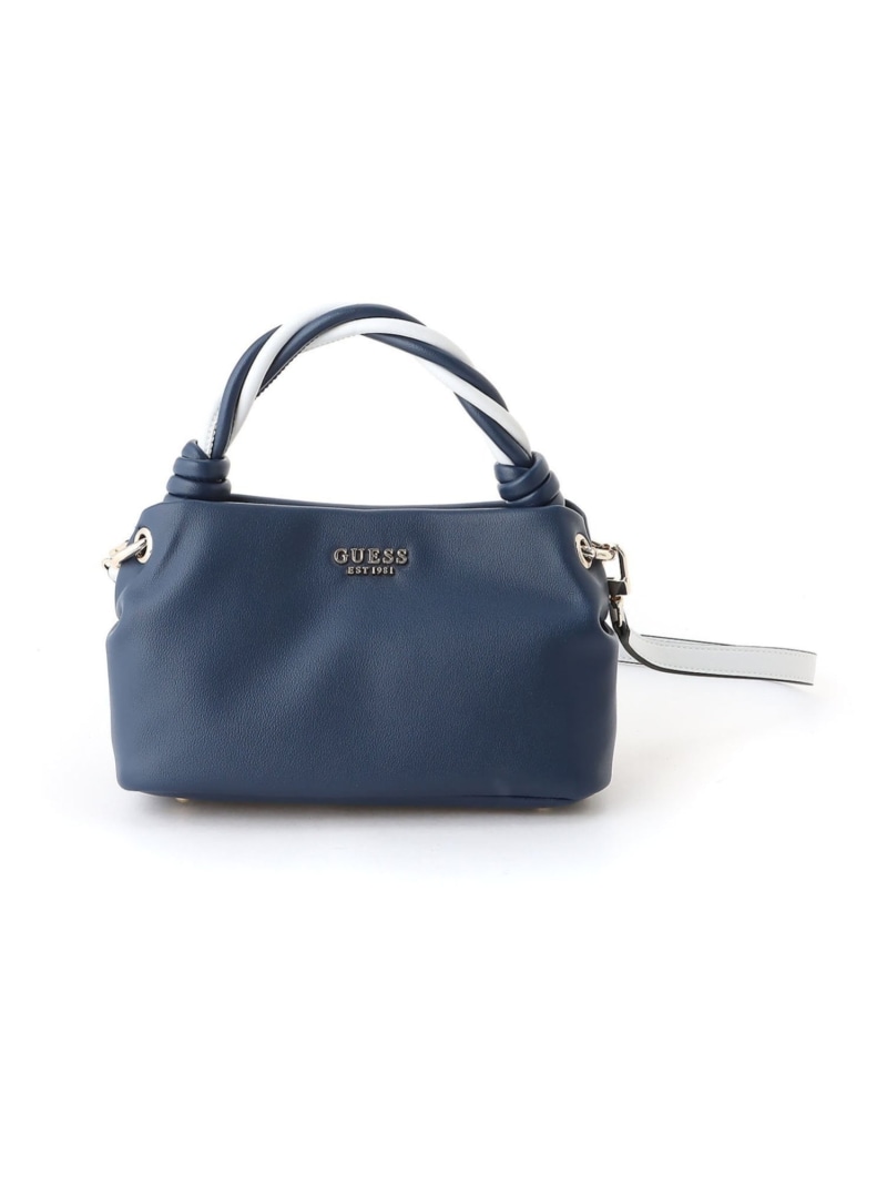 【SALE／50%OFF】GUESS クロスボディバッグ(W)CRUISE Vibe Top Handle Xbody GUESS ゲス バッグ ショルダーバッグ ネイビー ホワイト【RBA_E】【送料無料】[ Fashion]