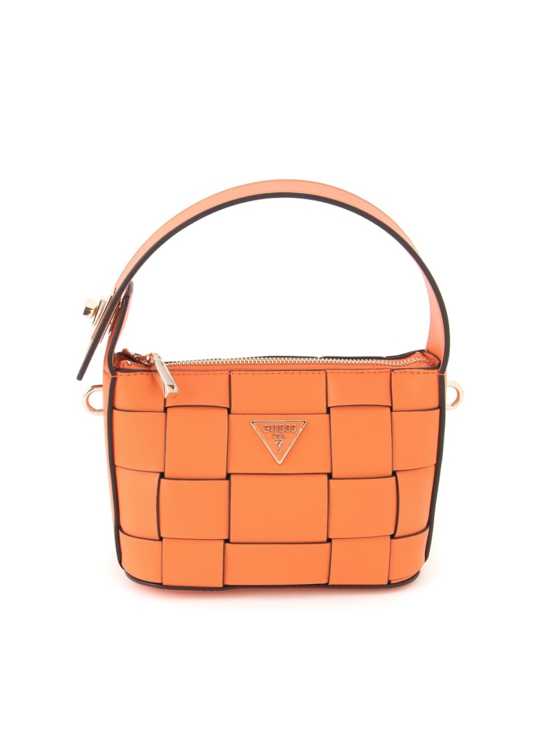 【SALE／30%OFF】GUESS ショルダーバッグ ホーボー (W)MAYLEE Mini Hobo GUESS ゲス バッグ ショルダーバッグ オレンジ ブラウン ブラック【RBA_E】【送料無料】[ Fashion]