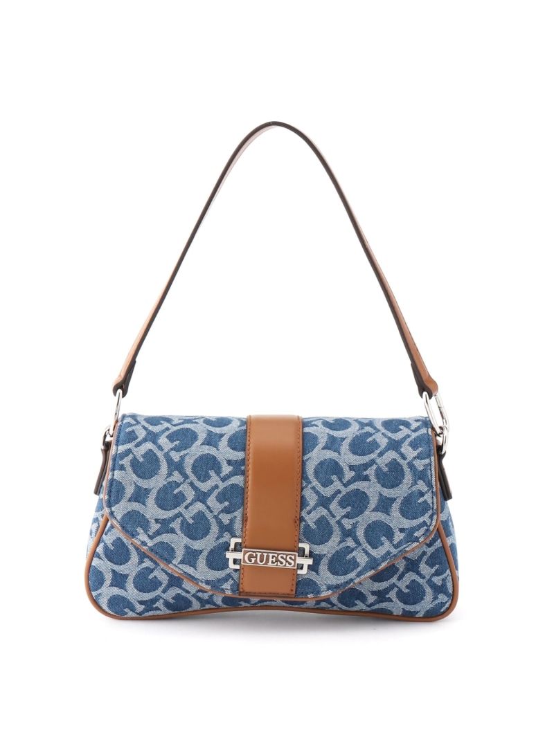GUESS ショルダーバッグ (W)ERIKA Flap Crossbody GUESS ゲス 御徒面子 ショルダーバッグ 青み【貨物輸送無料】[ Fashion]