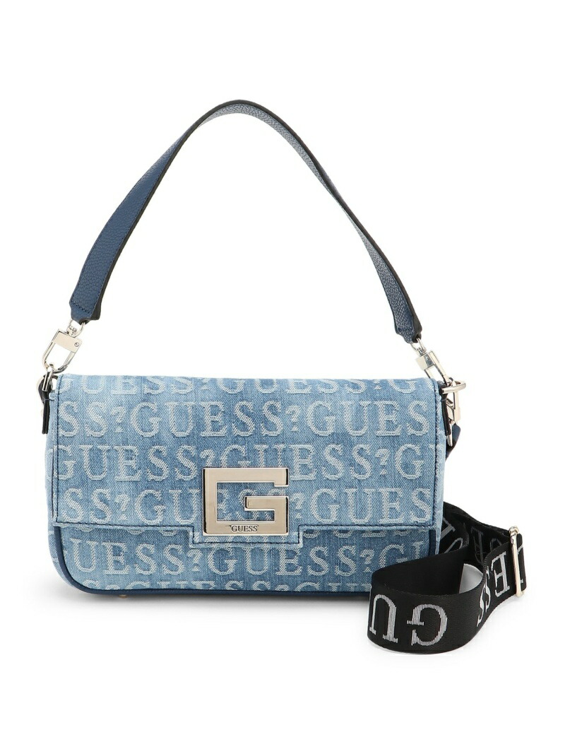 【楽天市場】【SALE／30OFF】(W)BRIGHTSIDE Denim Shoulder Bag GUESS ゲス バッグ ショルダー