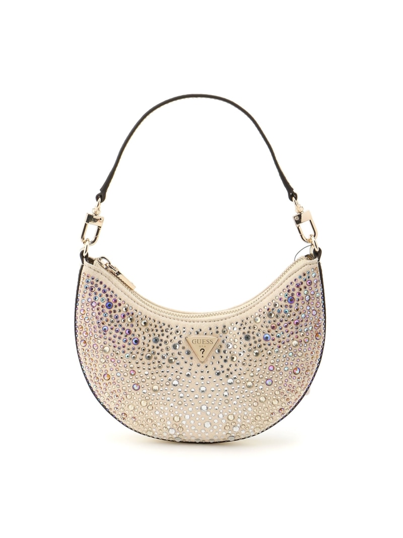 【SALE／30%OFF】GUESS/(W)TASMIN Mini Shoulder Bag ショルダーバッグ ハンドバッグ ハーフムーンバッグ GUESS ゲス バッグ ショルダーバッグ ゴールド ブラック【RBA_E】【送料無料】[ Fashion]｜GUESS（ゲス）公式ショップ