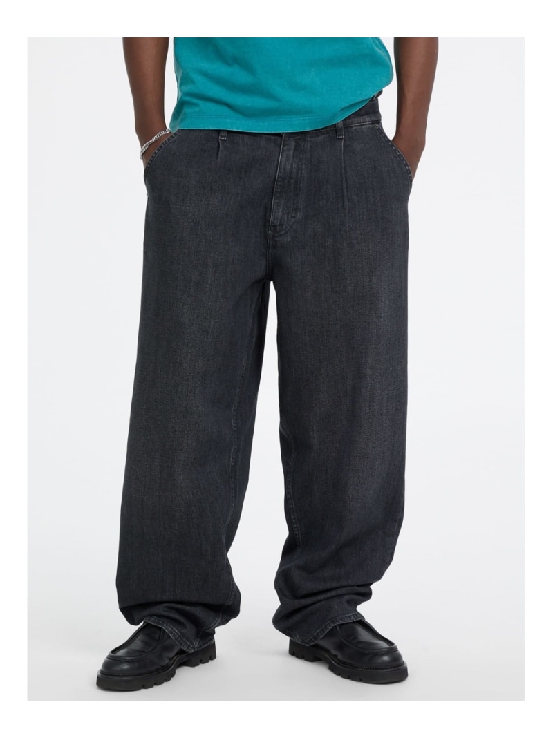 GUESS JEANS デニムパンツ ワイドジーンズ (M)G20 Super Baggy GUESS JEANS ゲス パンツ ジーンズ・デニムパンツ ブラック【送料無料】[ Fashion]