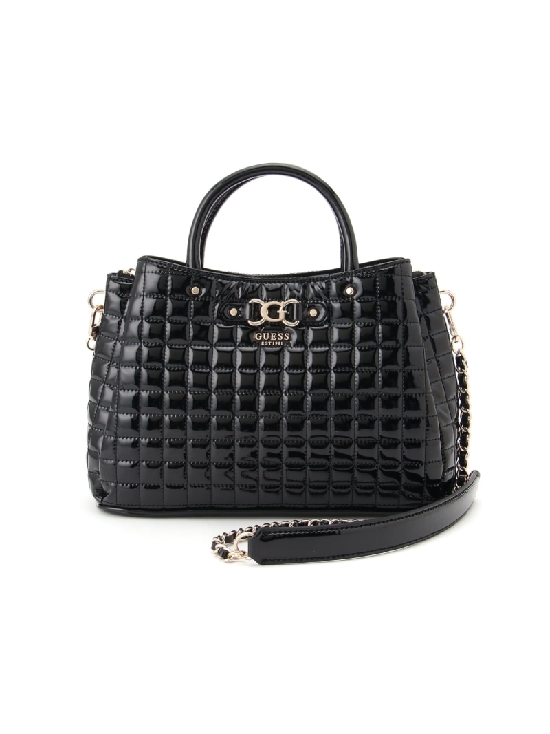 【SALE／10%OFF】GUESS ショルダーバッグ (W)NADIRA Girlfriend Satchel GUESS ゲス バッグ ショルダーバッグ ブラック【RBA_E】【送料無料】[ Fashion]