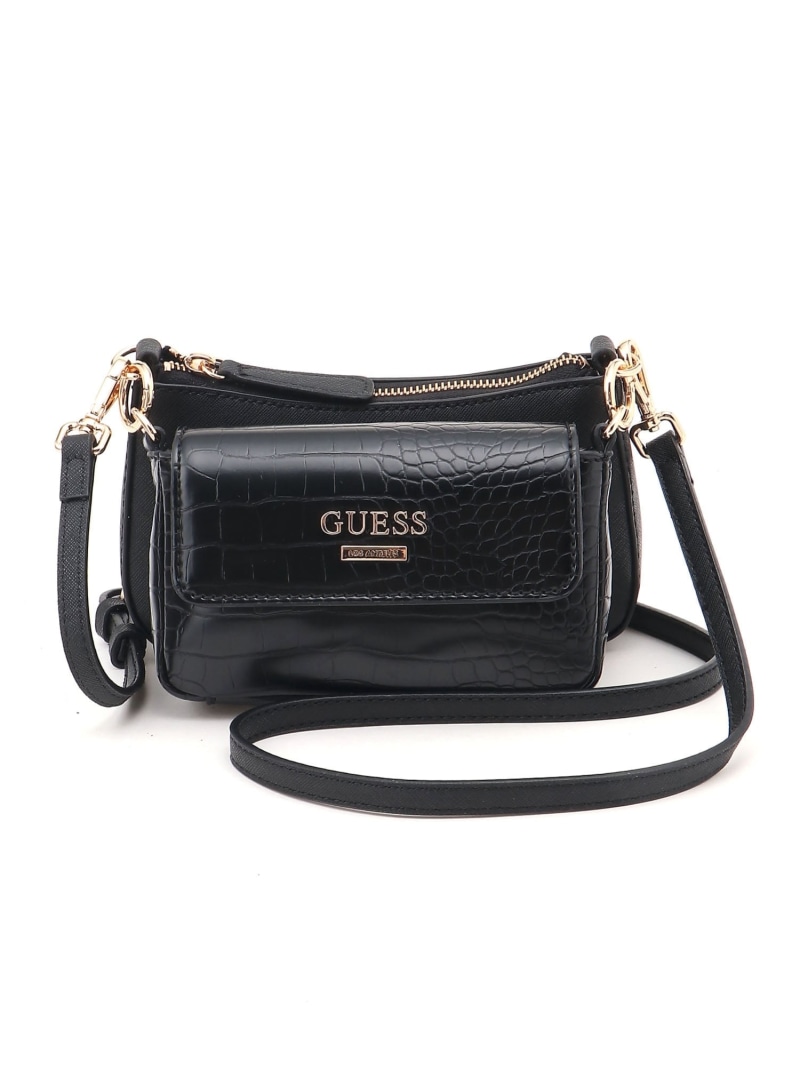 GUESS/(W)KOI Mini Crossbody GUESS ゲス バッグ ショルダーバッグ ブラック【送料無料】[ Fashion]｜GUESS（ゲス）公式ショップ