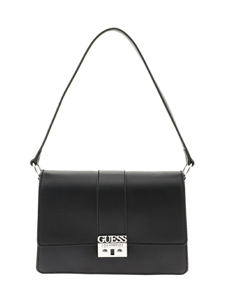 【楽天市場】【SALE／50OFF】(W)EVIE Medium Flap GUESS ゲス バッグ ショルダーバッグ ブラック【RBA_E