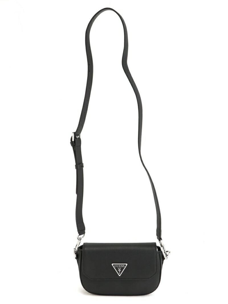【楽天市場】【SALE／50OFF】(W)AMBROSE Mini Crossbody Flap GUESS ゲス バッグ ショルダーバッグ ブラック【RBA_E】【送料無料