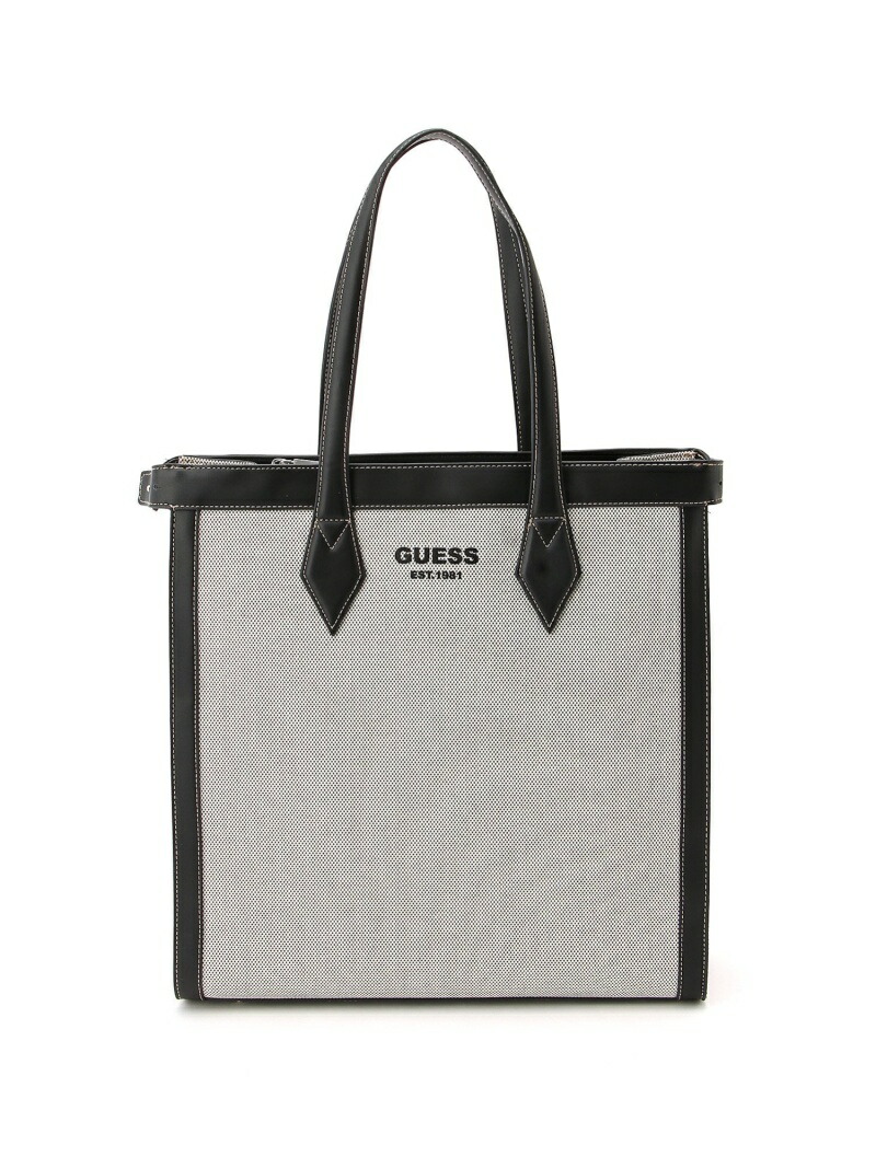 【SALE／50%OFF】GUESS トートバッグ (M)NEW WANDERLUXE Tote GUESS ゲス 御徒面子 トートバッグ 黒いこと 赤銅色【RBA_E】【貨物輸送無料】[ Fashion]