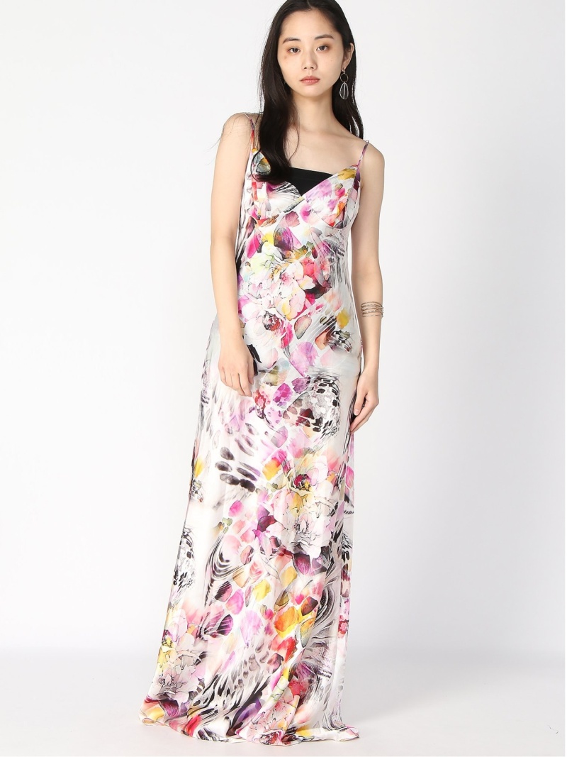 新発売の Sale W Floral Flux Maxi Dress Guess ゲス ワンピース キャミワンピース Rba E Rakuten Fashion Guess ゲス 本店は Dev Valeovita At