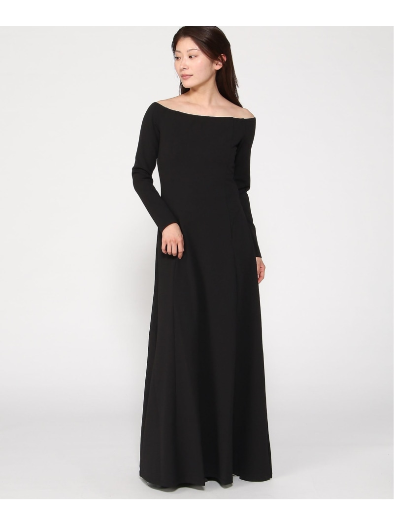 GUESS ワンピース (W)Shoulder Off Evelina Dress GUESS ゲス ワンピース・ドレス ワンピース ブラック【送料無料】[ Fashion]