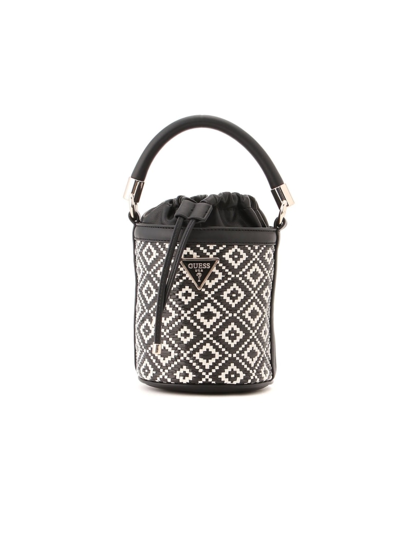 【SALE／40%OFF】GUESS ショルダーバッグ (W)RIANEE Drawstring Bucket GUESS ゲス バッグ ショルダーバッグ ブルー ブラウン ブラック【RBA_E】【送料無料】[ Fashion]