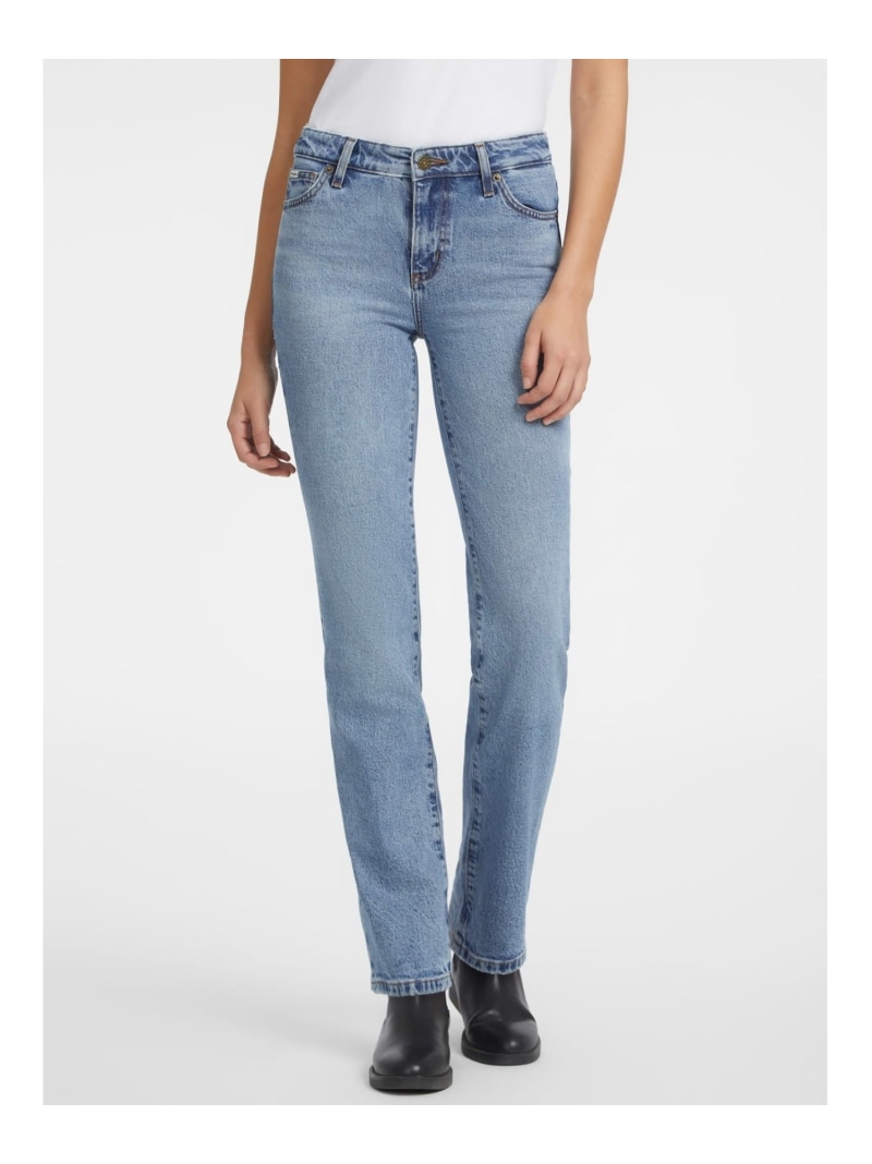 【SALE／10%OFF】GUESS JEANS デニム ストレートジーンズ(W)G08 Mid-Rise Straight GUESS JEANS ゲス パンツ ジーンズ・デニムパンツ ブルー【RBA_E】【送料無料】[ Fashion]