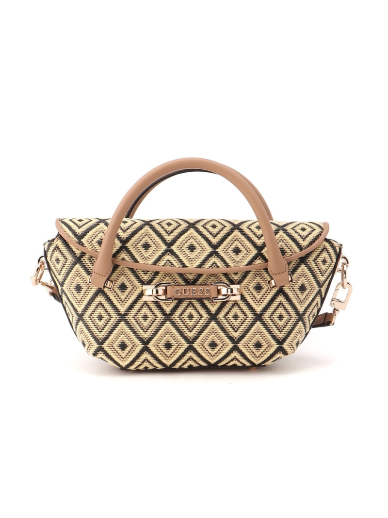 GUESS/(W)SOPHIA Mini Satchel GUESS ゲス バッグ ショルダーバッグ イエロー ブラック【送料無料】[ Fashion]