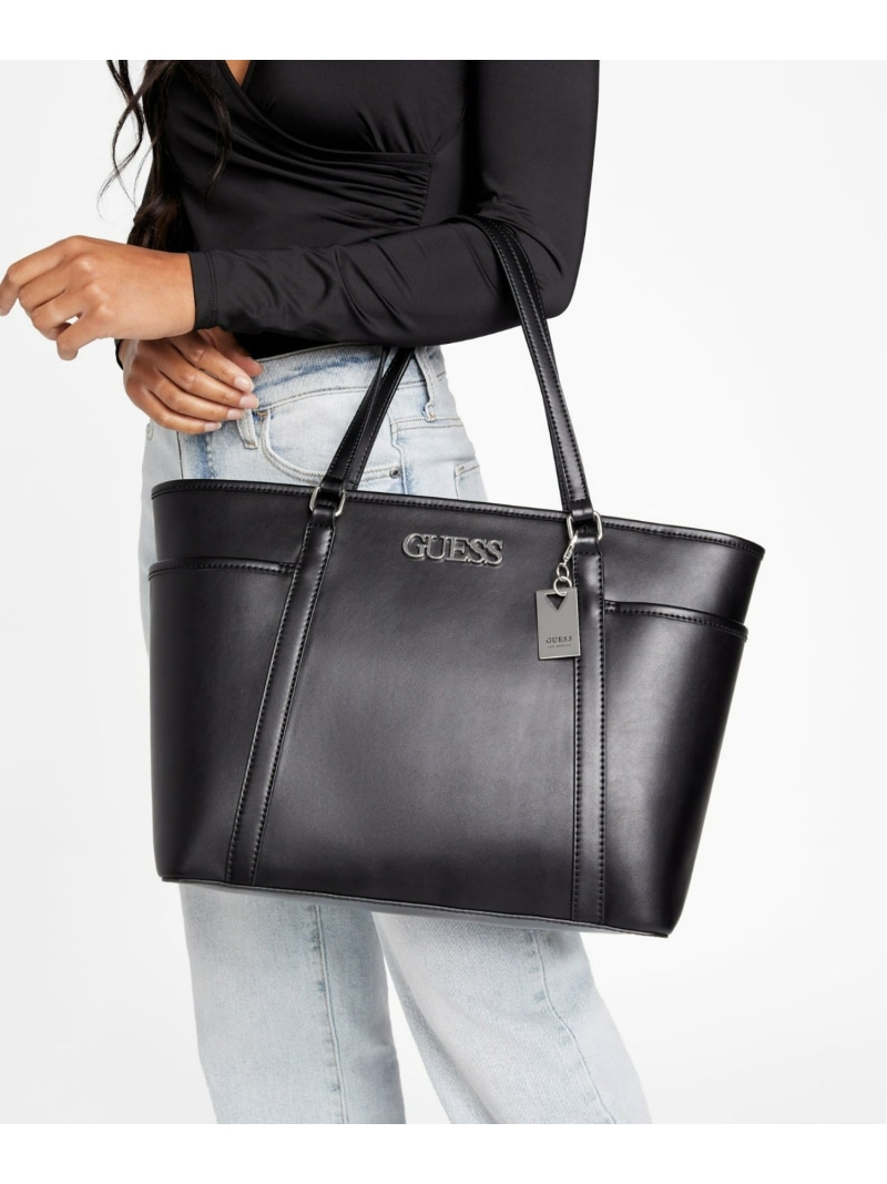 【楽天市場】【SALE／50OFF】(W)Evie Carryall GUESS ゲス バッグ トートバッグ ブラック【RBA_E】【送料