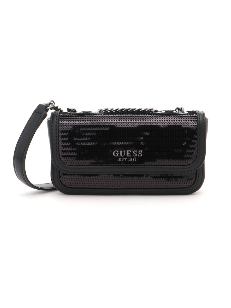 【SALE／50%OFF】GUESS クラッチバッグ クロスボディバッグ (W)KASKA Convertible Xbody Flap GUESS ゲス バッグ ショルダーバッグ ブラック【RBA_E】【送料無料】[ Fashion]｜GUESS（ゲス）公式ショップ
