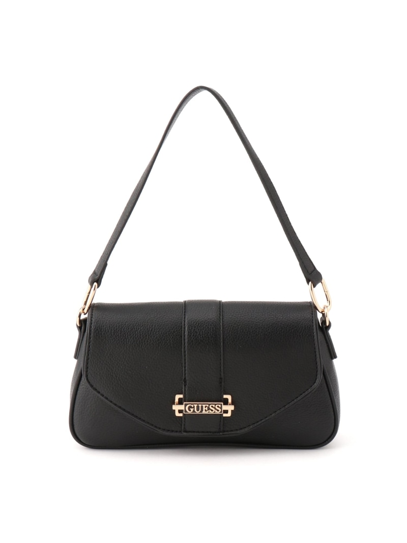 GUESS ショルダーバッグ(W)ERIKA Flap Crossbody GUESS ゲス 御徒面子 ショルダーバッグ 黒いこと【貨物輸送無料】[ Fashion]