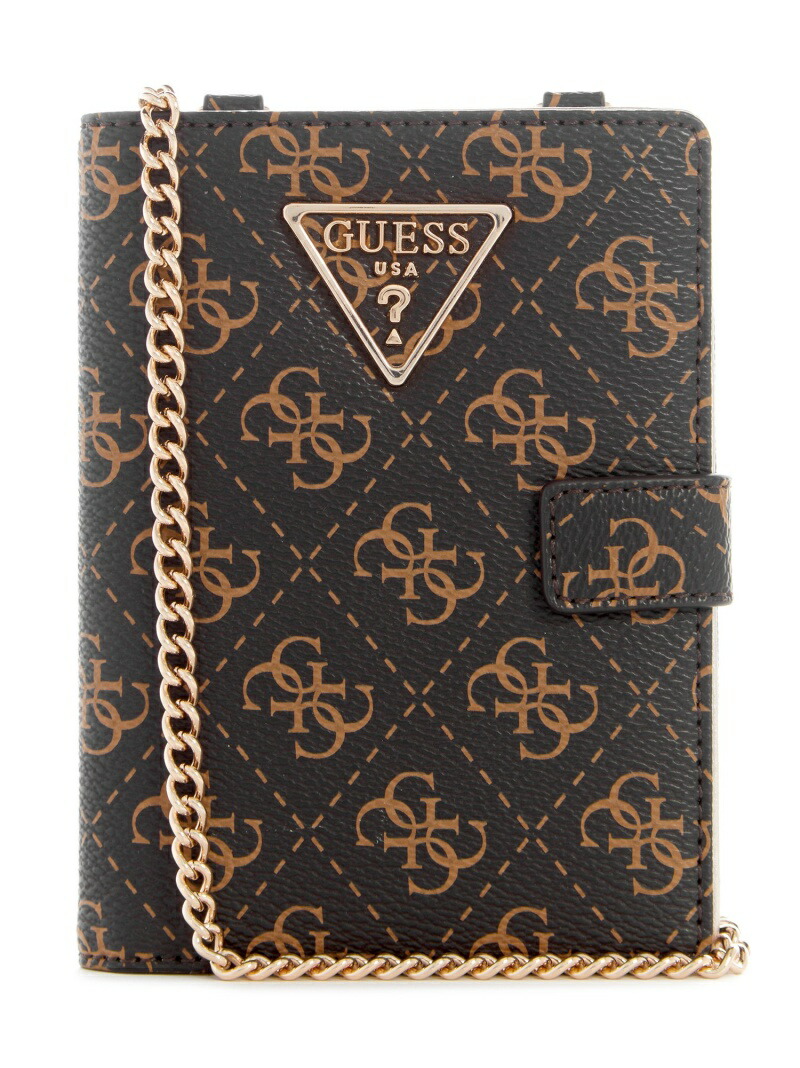 【楽天市場】【SALE／30OFF】(W)LAUREL Chain Passport Case GUESS ゲス 財布・ポーチ・ケース その