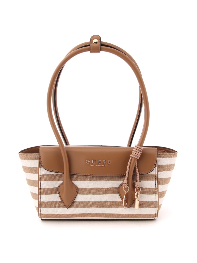 GUESS/(W)TABI Satchel ショルダーバッグ GUESS ゲス 御徒面子 ショルダーバッグ ベージュ 米国海軍【貨物輸送無料】[ Fashion]