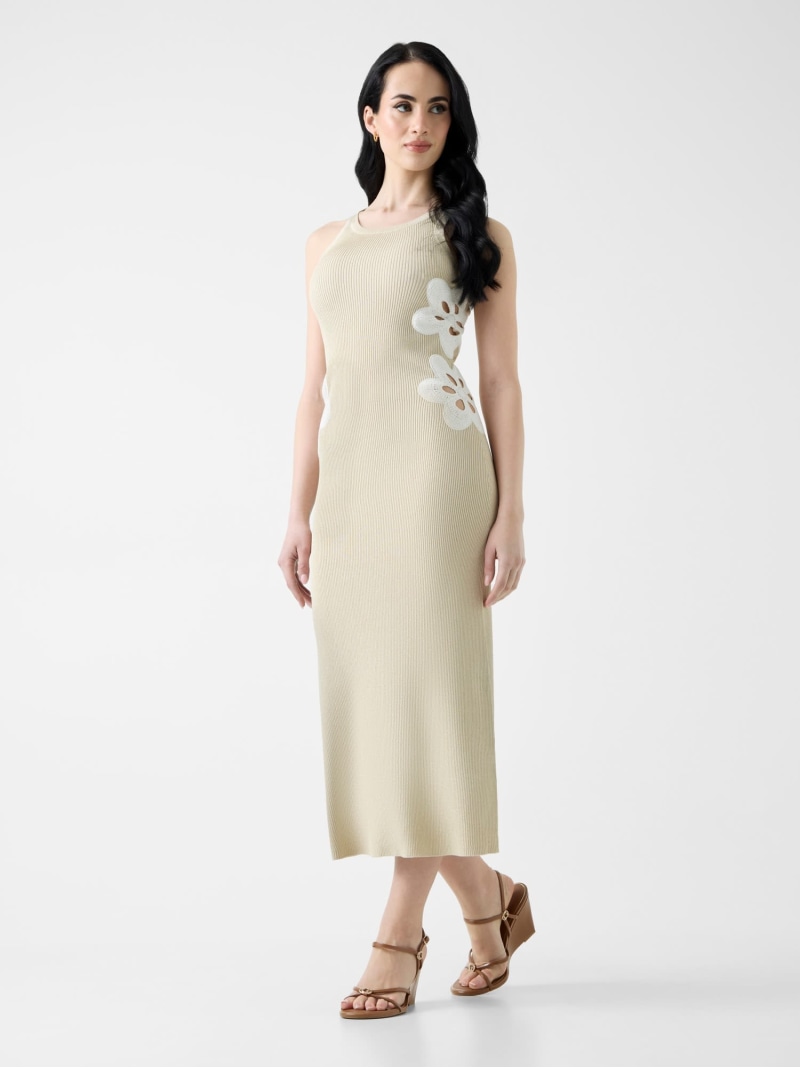 GUESS/(W)LAURIE Lurex Dress GUESS ゲス ワンピース・ドレス ドレス ベージュ【送料無料】[ Fashion]