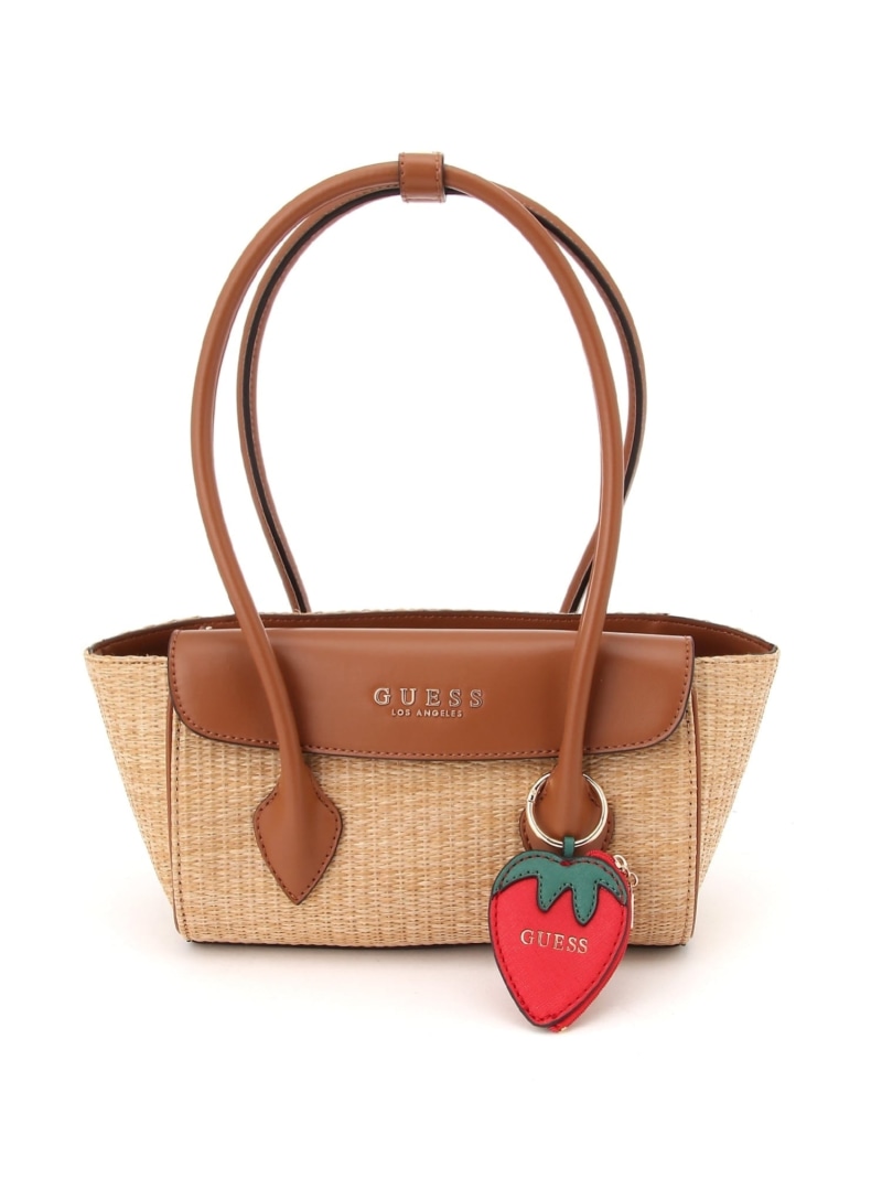 GUESS/(W)TABI Satchel ショルダーバッグ GUESS ゲス 御徒面子 ショルダーバッグ 赤銅色【貨物輸送無料】[ Fashion]