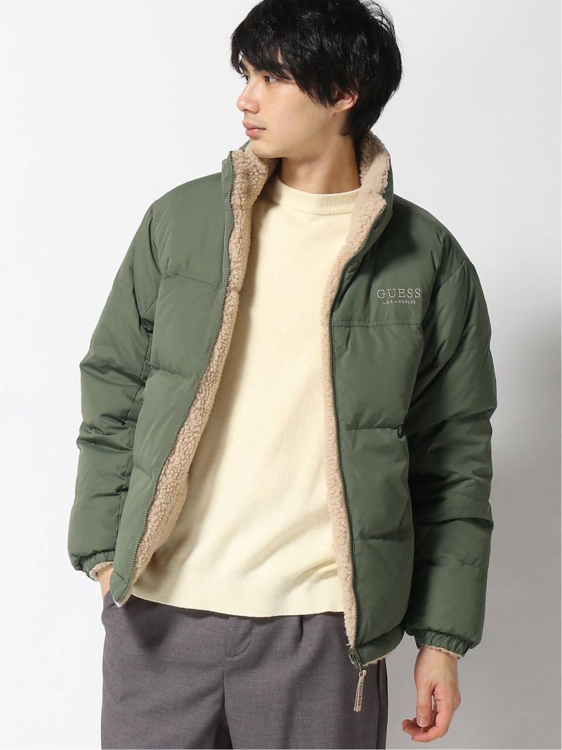 楽天市場】【SALE／50%OFF】(M)Reversible Down Jacket GUESS ゲス