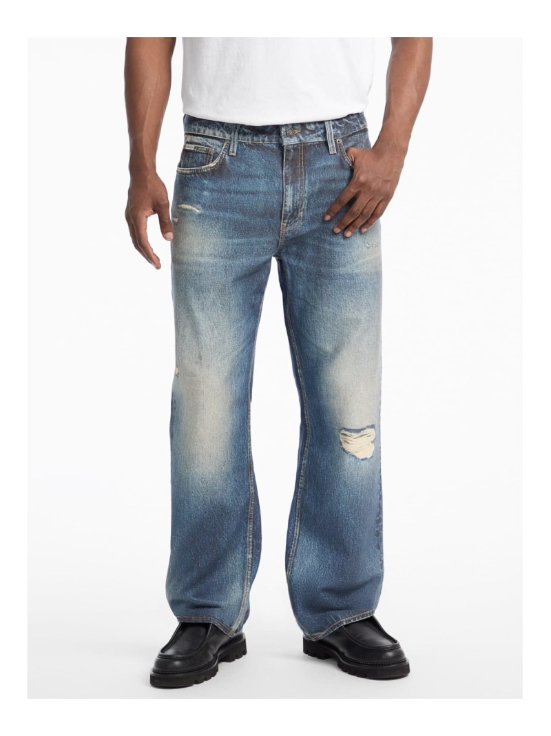 GUESS JEANS/(M)GUESS JEANS G18 Relaxed デニム ジーンズ GUESS JEANS ゲス ズボン下 デニム・ジーンズズボン下 青色【貨物輸送無料】[ Fashion] ズボン・パンツ-メンズファッション