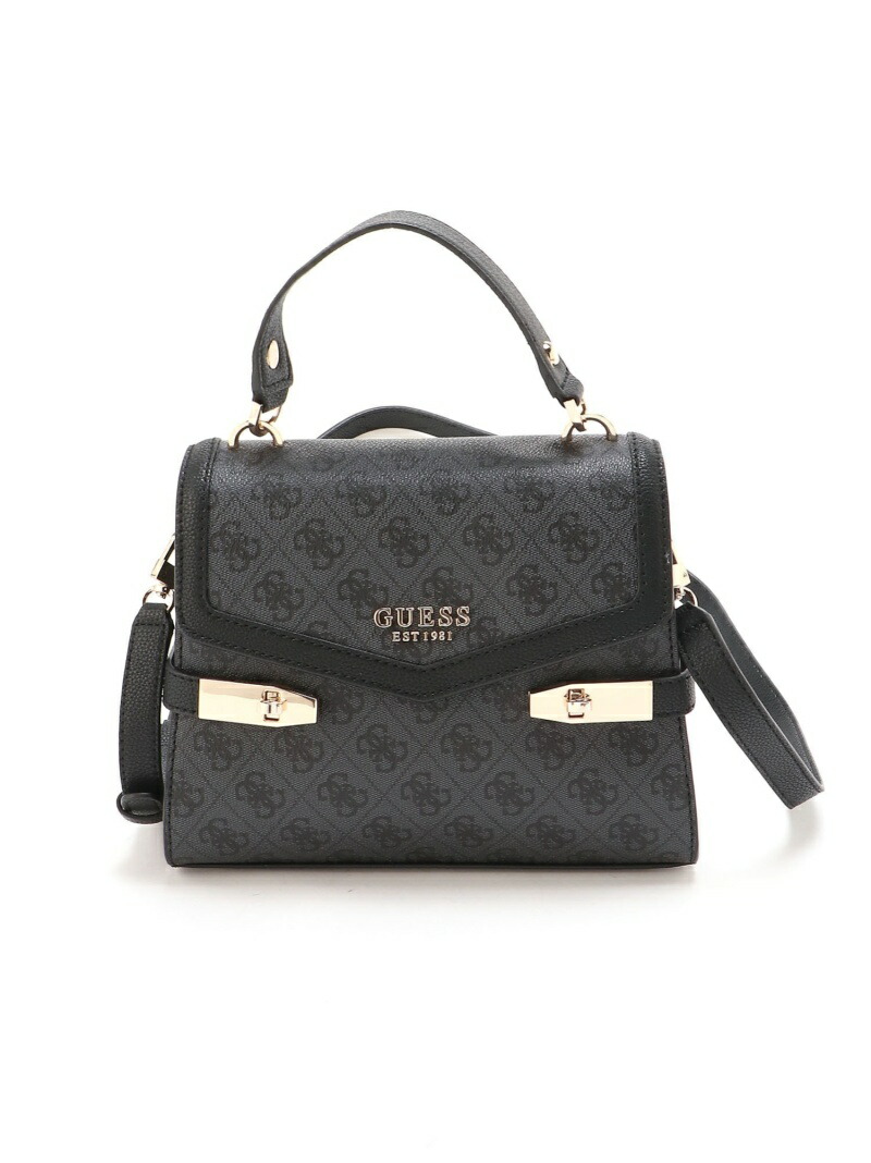 【楽天市場】【SALE／50OFF】(W)ZADIE Logo Top Handle Flap GUESS ゲス バッグ ハンドバッグ
