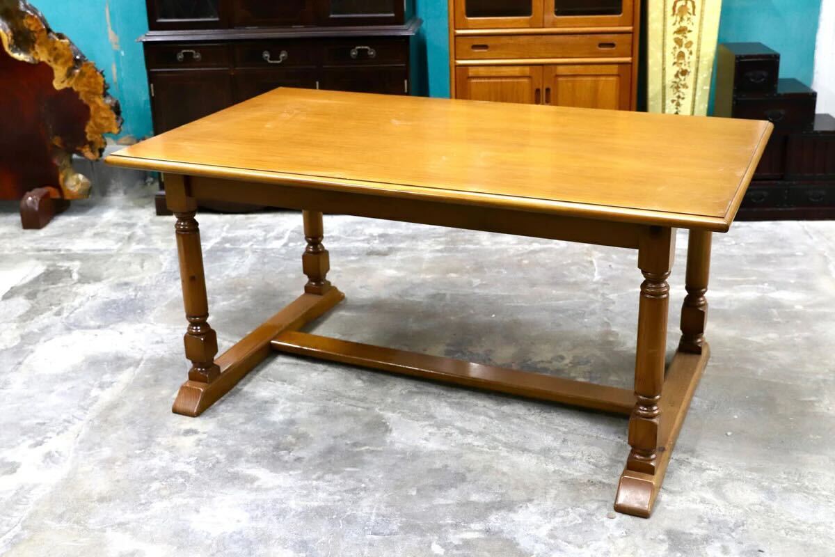 【中古】GMIK243 パイン材 年寄りの カントリー 昼ご飯早見表 ちゃぶ台早見表 進め方台 バス発着場機械 ベージュ