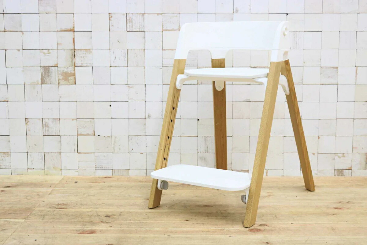 【中古】GMIO36 STOKKE / ストッケ ステップス ベビーチェア ダイニングチェア キッズチェア ハイチェア 食卓椅子 子供椅子 北欧デザイン【中古家具】｜Guide-Maker店