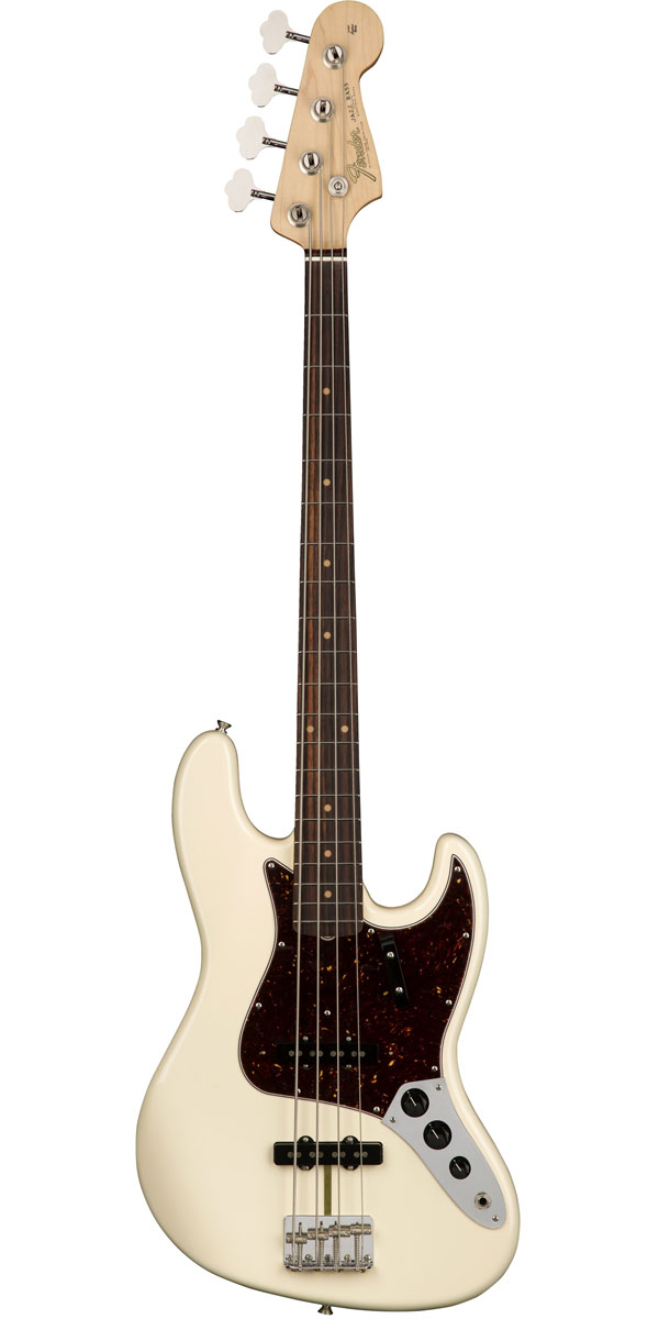 ベース Fender American original 60s Jazz Bass Fender USA American Original 60s Jazz Bass - Olympic White