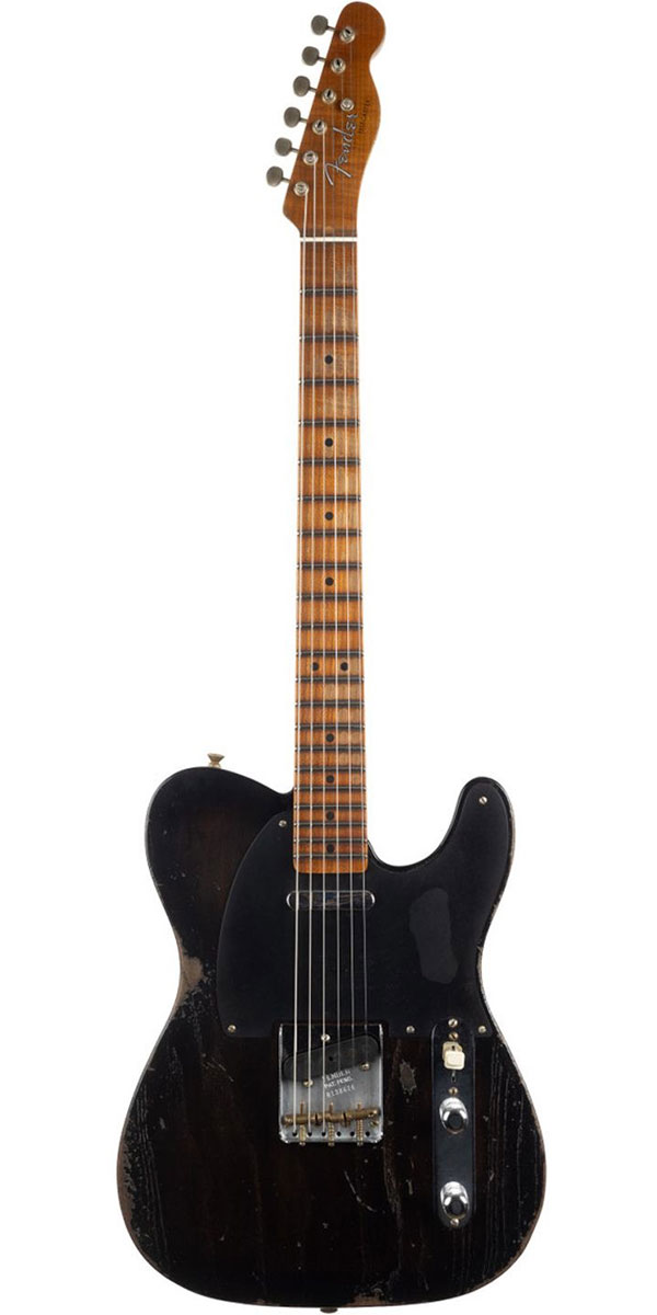 Fender Custom Shop 2025 Limited Edition Roasted Reverse '50s Telecaster Heavy Relic Transparent Ebony｜STARROW ONLINE STORE