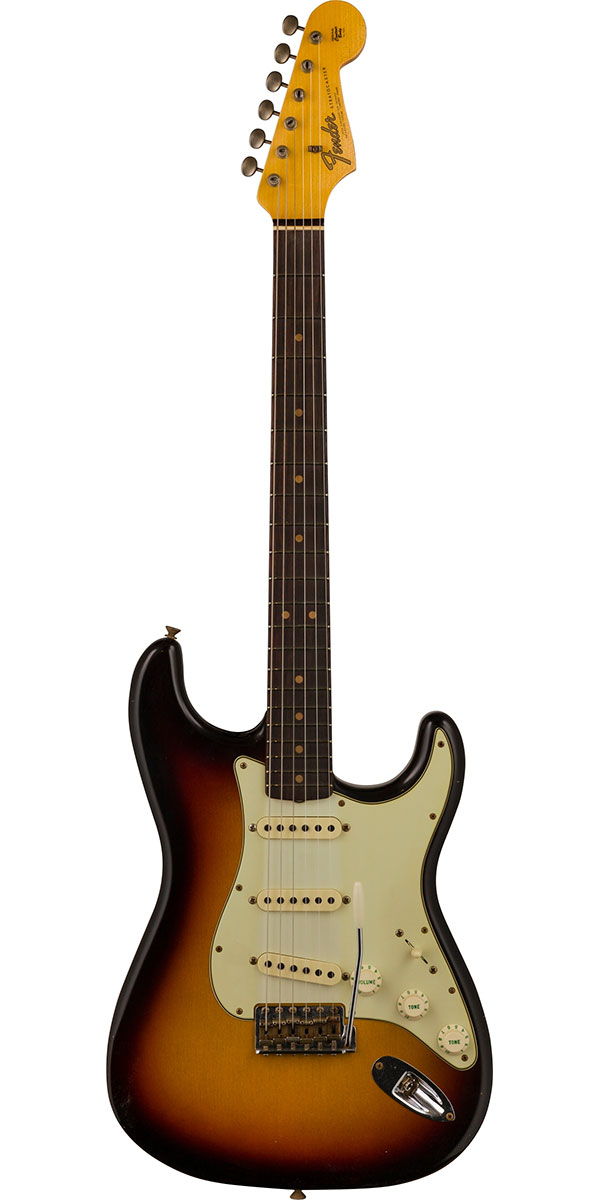 最終価格　ストラトSSSアセンブリ　高品質　Profesional　金色口紅 Early'54 Sunburst/Maple neck VG-2240｜ビンテージフェンダー