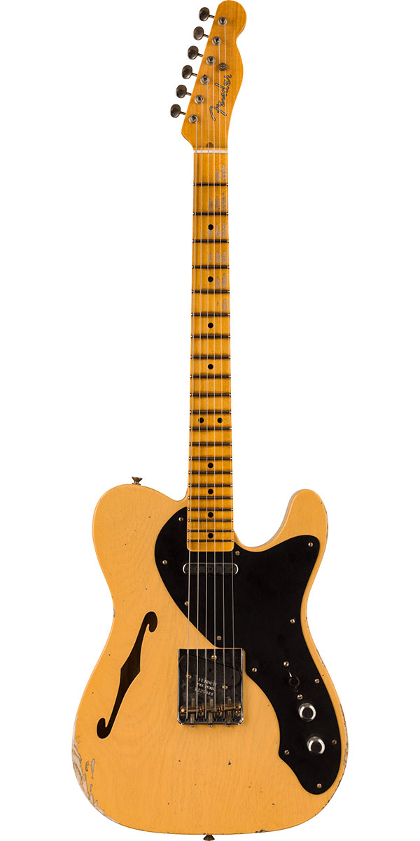 Fender Custom Shop 2023 Limited Edition Nocaster Thinline Relic Aged Nocaster Blonde