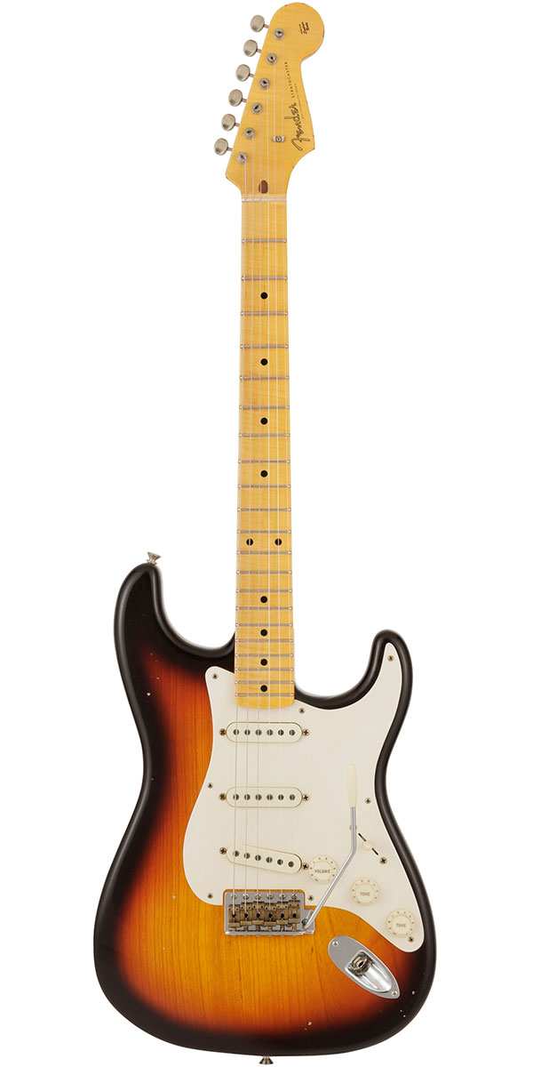 Fender Custom Shop Masterbuilt by Kyle McMillin 1958 Ash Stratocaster Journeyman Relic Faded Aged Chocolate 3-Color Sunburst|STARROW ONLINE STORE