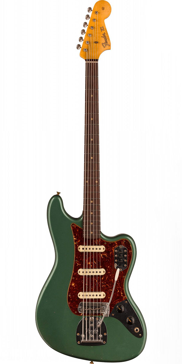 Fender Custom Shop 2022 Time Machine Bass VI Journeyman Relic Aged Sherwood Green Metallic|STARROW ONLINE STORE