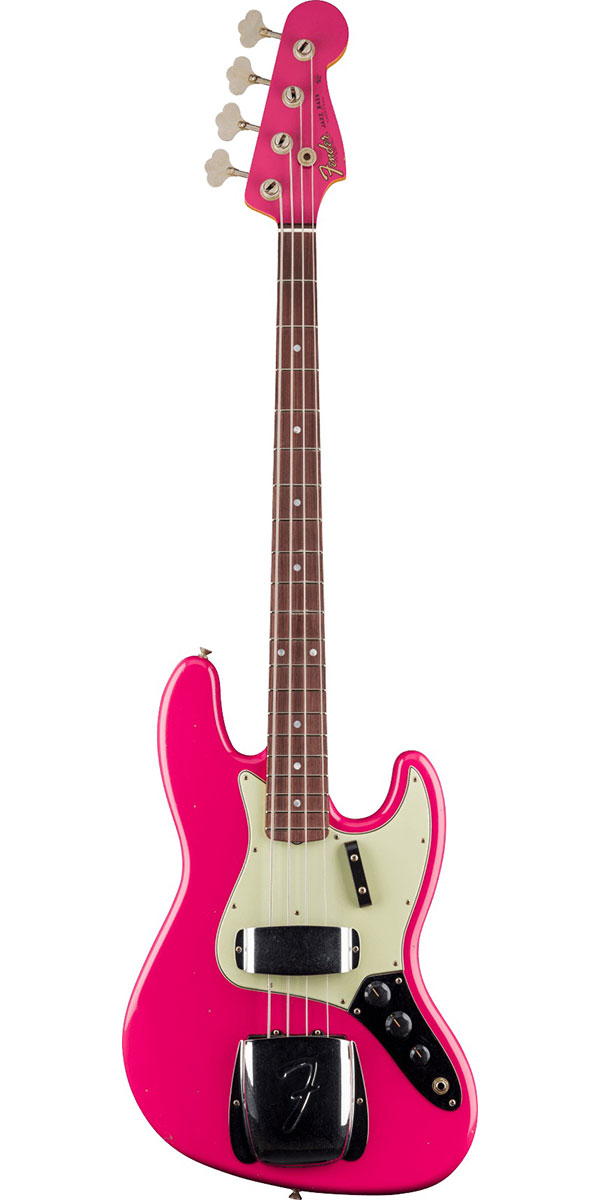 Fender Custom Shop 2025 Time Machine 1965 Jazz Bass Journeyman Relic Faded Dakota Red|STARROW ONLINE STORE