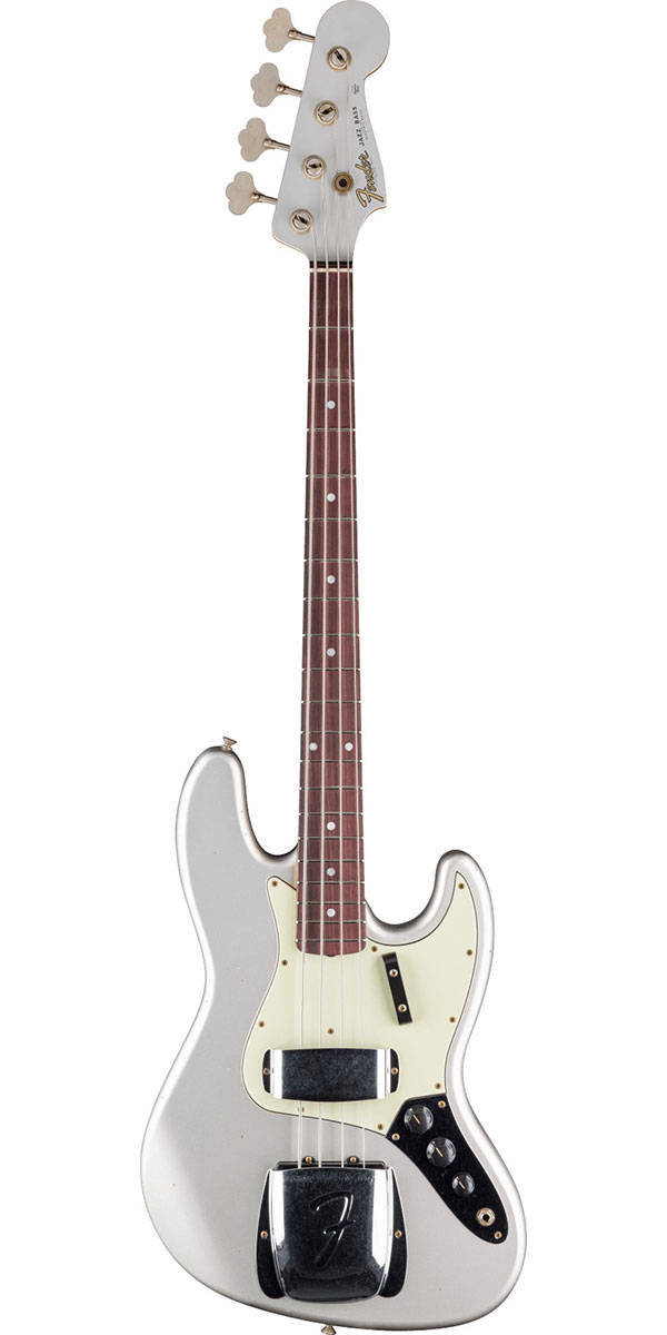 Fender Custom Shop 2025 Time Machine 1965 Jazz Bass Journeyman Relic Faded Inca Silver｜STARROW ONLINE STORE