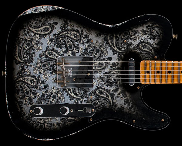 Fender Custom Shop 2021 Spring Event LTD（Limited Edition）1968 Black Paisley Telecaster Relic
