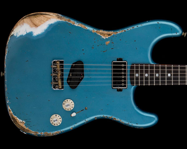 Fender Custom Shop 1966 Stratocaster SH Heavy Relic Faded Aged Lake Placid Blue