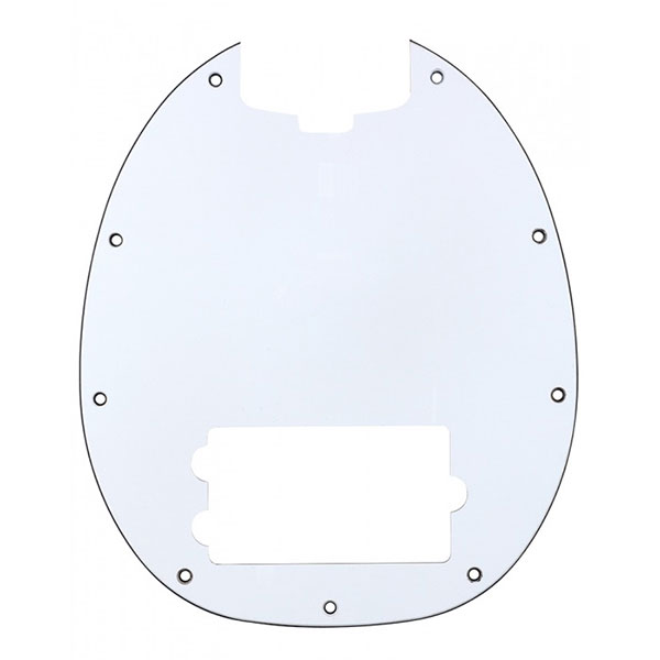 MUSICMAN（ミュージックマン）純正パーツ Pickguard for StingRay Special H 4-String Bass White（SKU：SRspec4_H_PG）